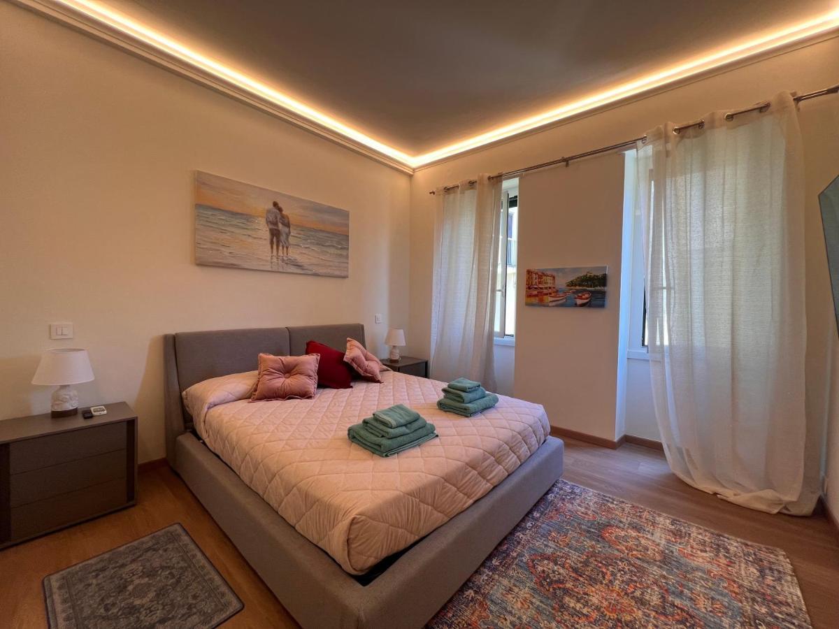 Val Di Sole 19-Iii Piano- Vista Mare- Vista Collina-Wifi 100Mg-Aria Condizionata In Tutte Le Stanze -L'Appartamento E' Stato Completamente Rinnovato Nel 2023 Rapallo Eksteriør bilde